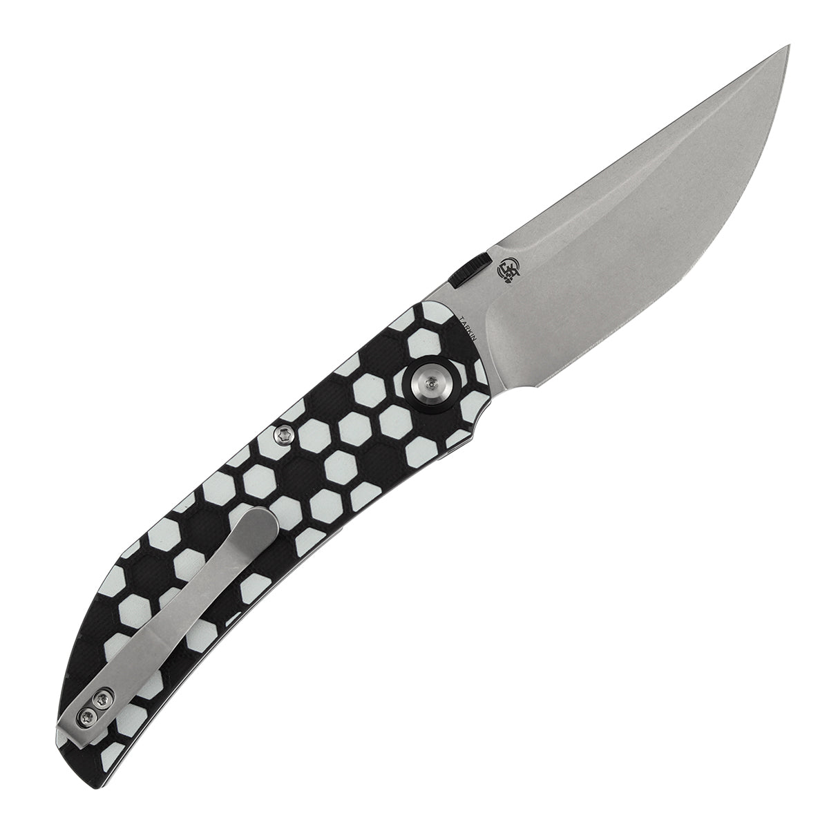 Tenable Exclusive Soccer-Themed Tarkin Folding Knife | 3.4" Stonewashed Nitro-V | Black G10 with Soccer Themed Pattern Handle | Matthew Christensen Design - B1078A5 (Limited 200) - Image 4