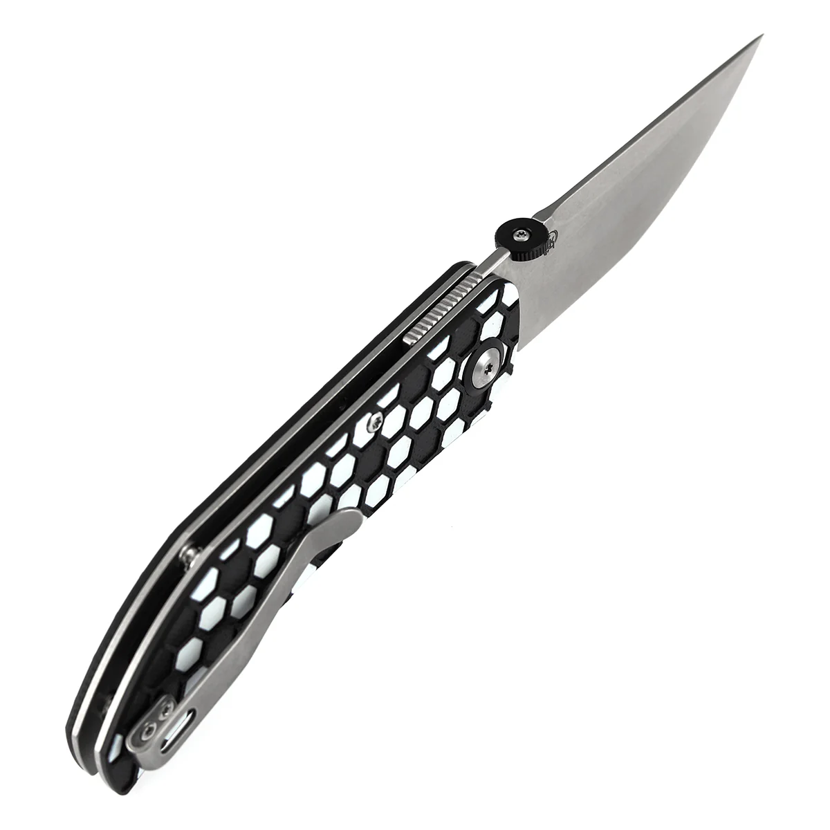 Tenable Exclusive Soccer-Themed Tarkin Folding Knife | 3.4" Stonewashed Nitro-V | Black G10 with Soccer Themed Pattern Handle | Matthew Christensen Design - B1078A5 (Limited 200) - Image 6