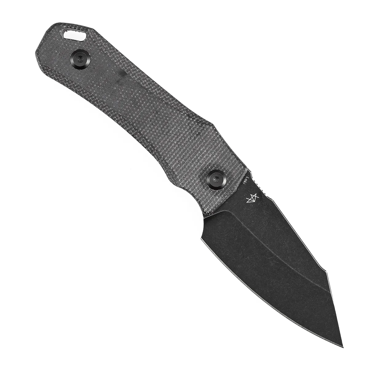 Tenable Loki Fixed Blade Knife |2.99" Blackwash D2 Blade | Black Micarta Handle | Steven Dunnuck Design | G1058A4 - Image 5