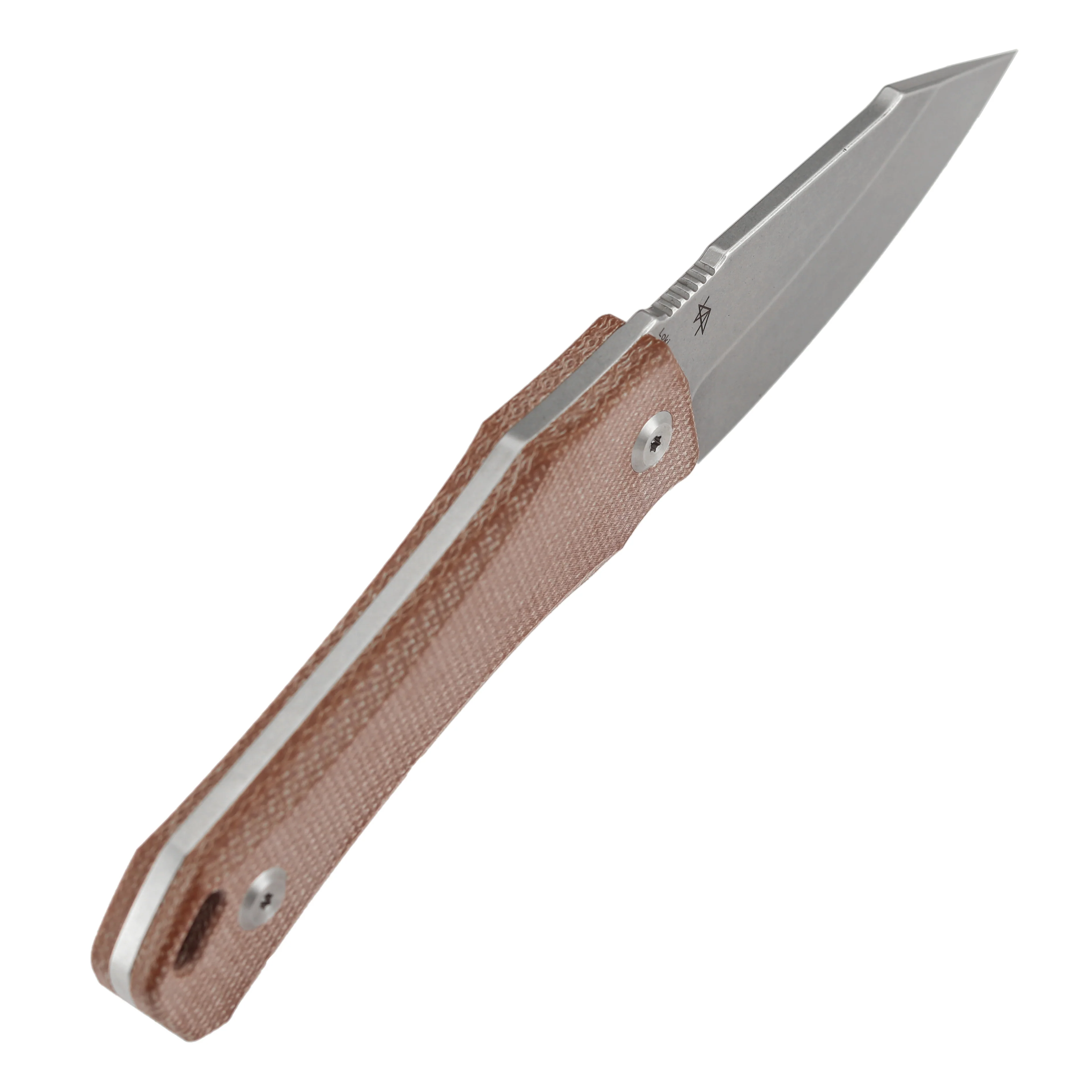 Tenable Loki Fixed Blade Knife |2.99" Stonewashed D2 Blade | Brown Micarta Handle | Steven Dunnuck Design | G1058A5 - Image 6