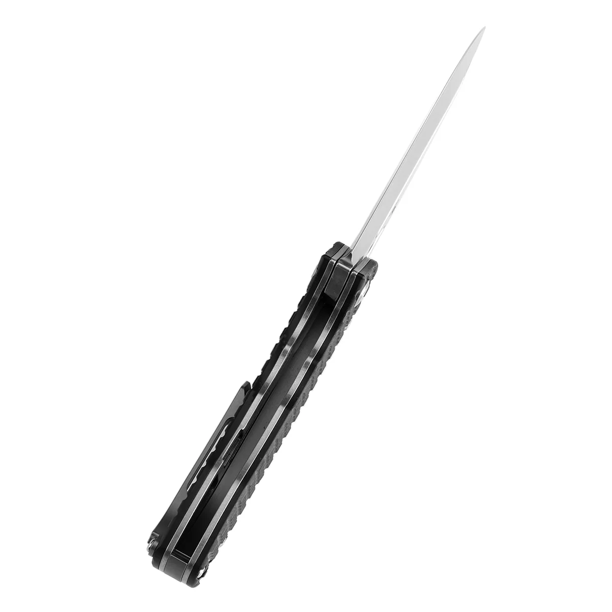 Tenable Bömbur Folding Knife Black G10 with Frag Pattern Handle (3.53'' Stonewashed D2 Blade) Midgards Messer Design--T1054A1 - Image 4