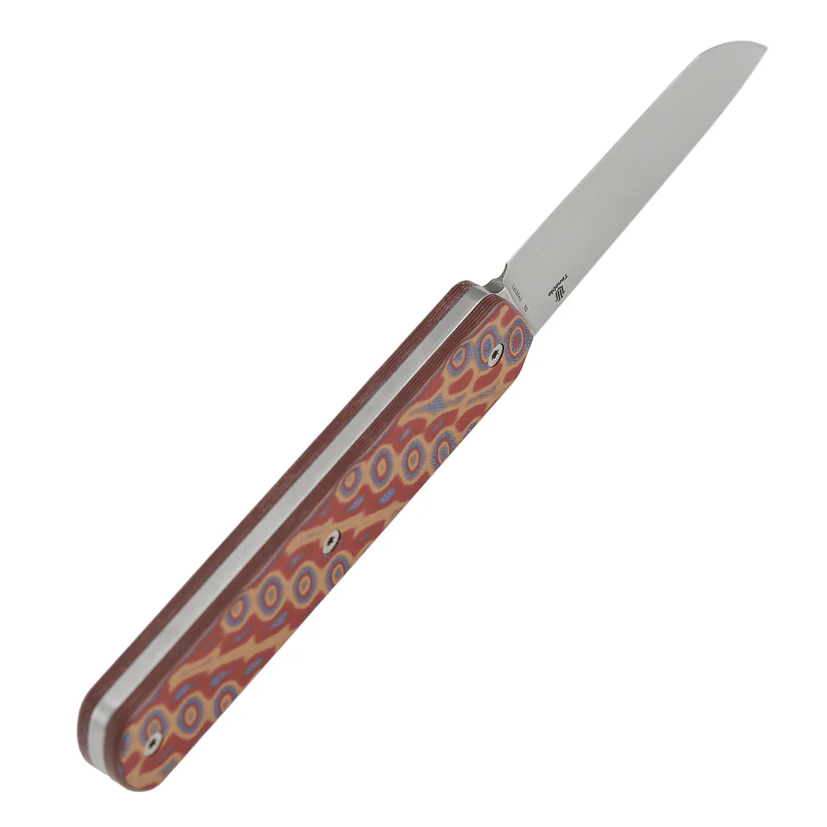 Tenable Foosa Fixed Blade Knife - 3.06'' Stonewashed D2 Blade | Vortex Micarta Handle | Rolf Helbig - G2020A2 - Image 4