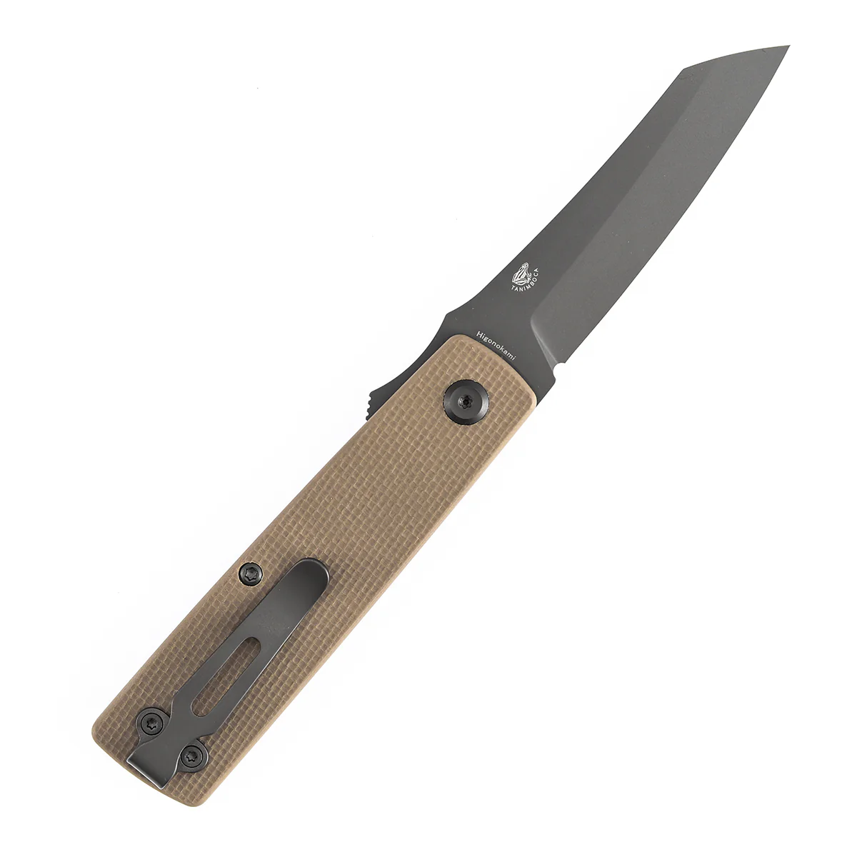 Tenable Higonokami Folding Knife | 3.02'' Gray Coating D2 Blade | Light Sand G10 Handle | Goran mihajlovic Design | B2135A5 - Image 8
