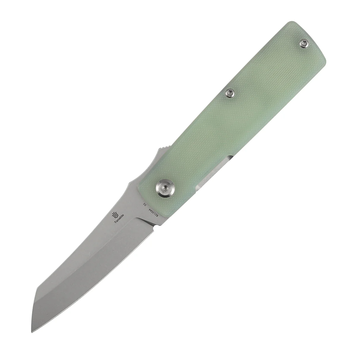 Tenable Higonokami Folding Knife | 3.02'' Stonewashed D2 Blade | Jade G10 Handle | Goran mihajlovic Design | B2135A4 - Image 2
