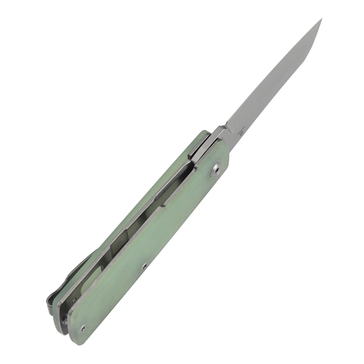 Tenable Higonokami Folding Knife | 3.02'' Stonewashed D2 Blade | Jade G10 Handle | Goran mihajlovic Design | B2135A4 - Image 4