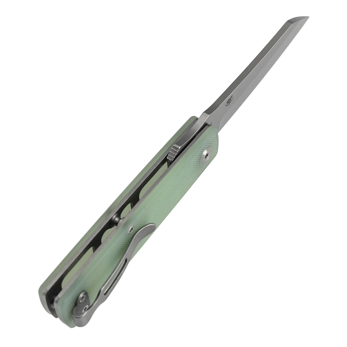 Tenable Higonokami Folding Knife | 3.02'' Stonewashed D2 Blade | Jade G10 Handle | Goran mihajlovic Design | B2135A4 - Image 5