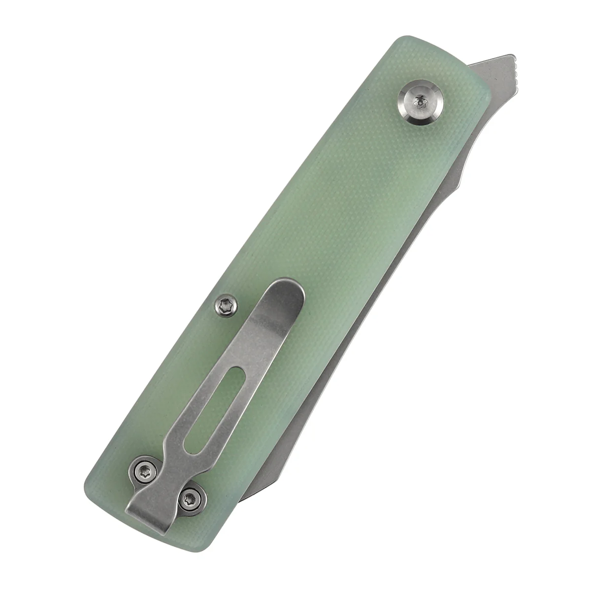 Tenable Higonokami Folding Knife | 3.02'' Stonewashed D2 Blade | Jade G10 Handle | Goran mihajlovic Design | B2135A4 - Image 7