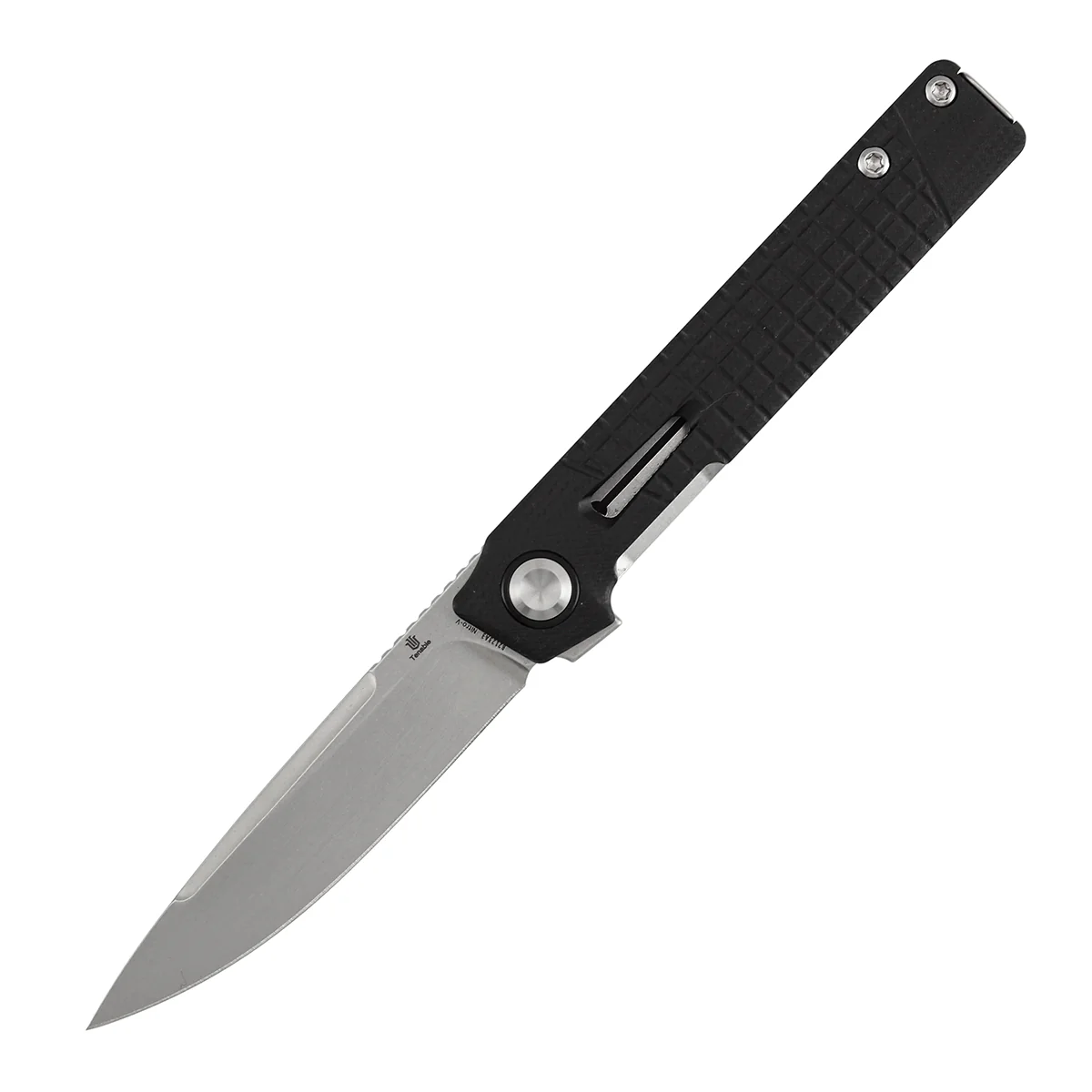 Tenable Kitpu Folding Knife | 2.9'' Stonewashed Nitro-V Blade | Black G10 with Frag Pattern Handle | Jonathan Styles Design - B2123A3 - Image 2
