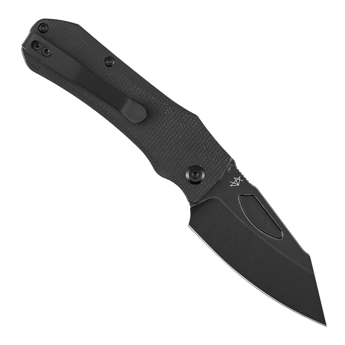 Tenable Loki Liner Lock Knife | 3.0" Blackwash Nitro-V Blade | Black Micarta Handle | Steven Dunnuck Design - B1058A1 - Image 5