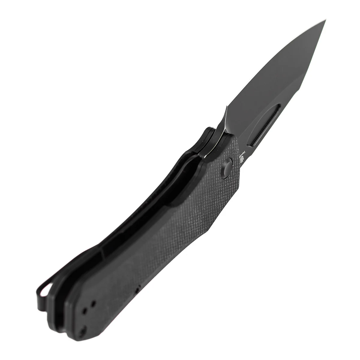 Tenable Loki Liner Lock Knife | 3.0" Blackwash Nitro-V Blade | Black Micarta Handle | Steven Dunnuck Design - B1058A1 - Image 7