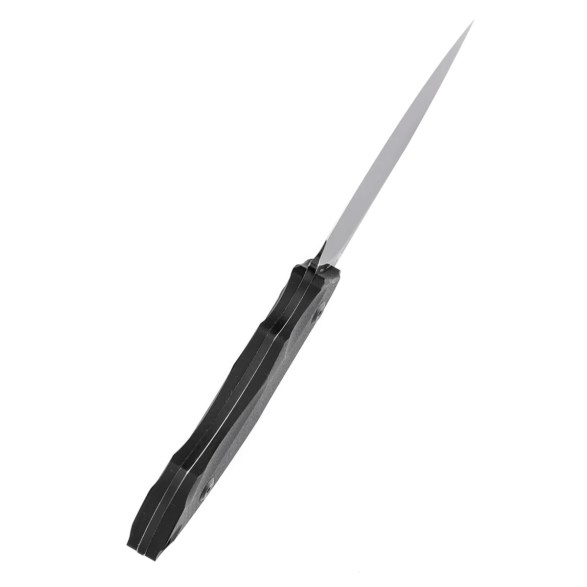 Tenable Luccio Fixed Blade Knife with Black G10 Handle (3.81" Blackwash 14C28N Blade) - Bolt Vision Design - G007A2 - Image 4