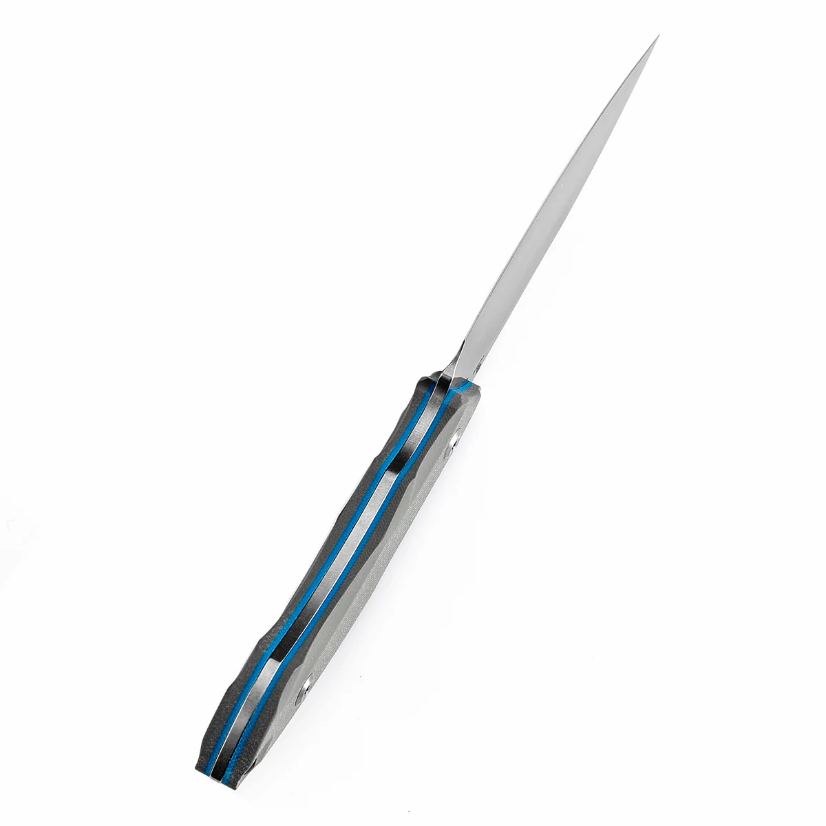 Tenable Luccio Fixed Blade Knife with Grey G10 Handle (3.81" Stonewashed 14C28N Blade) - Bolt Vision Design - G007A4 - Image 4
