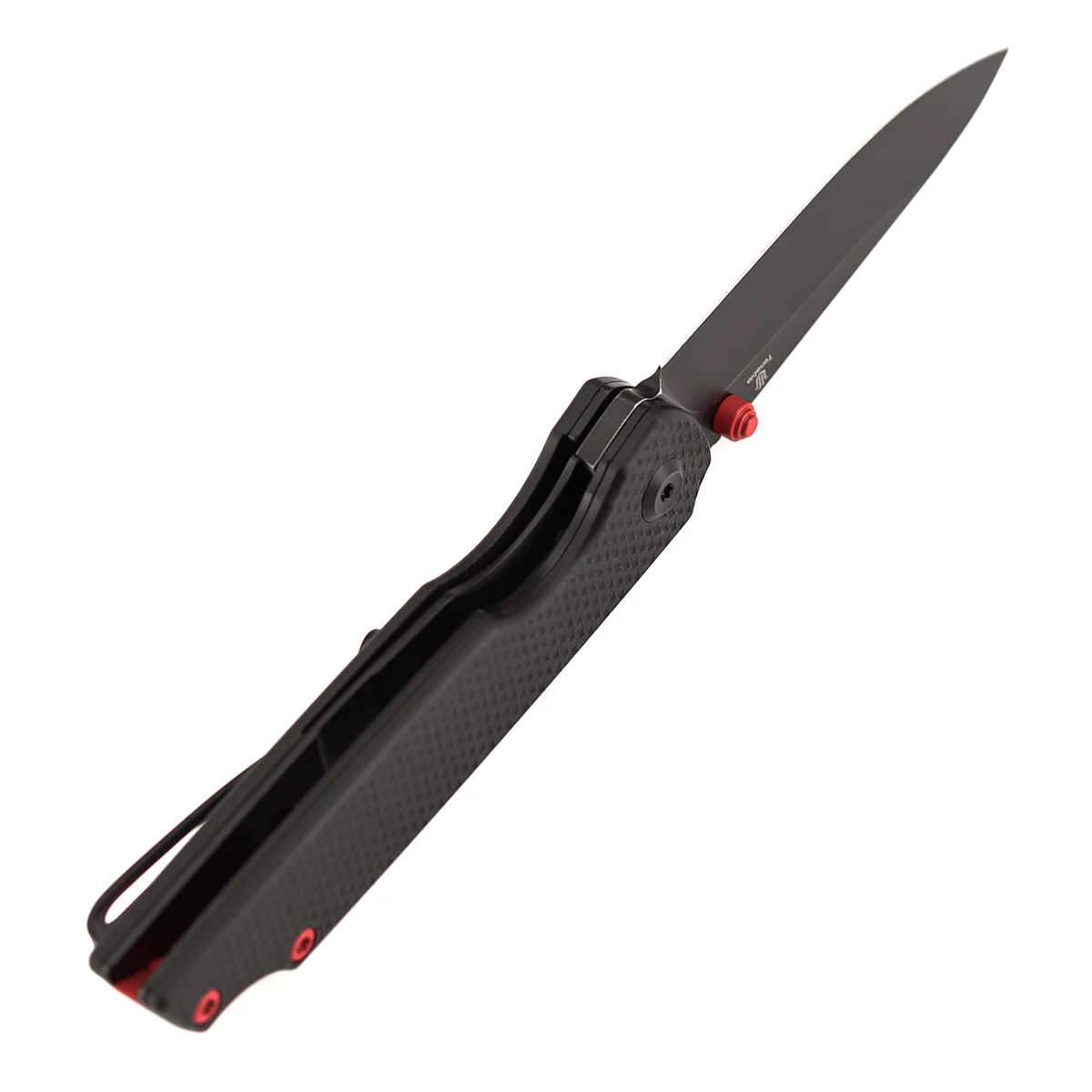 Tenable Mini Warrior Liner Lock Knife | 2.9" Blackwash Nitro-V Blade | Black G10 Handle | Kim Ning Design - B2005A1 - Image 7