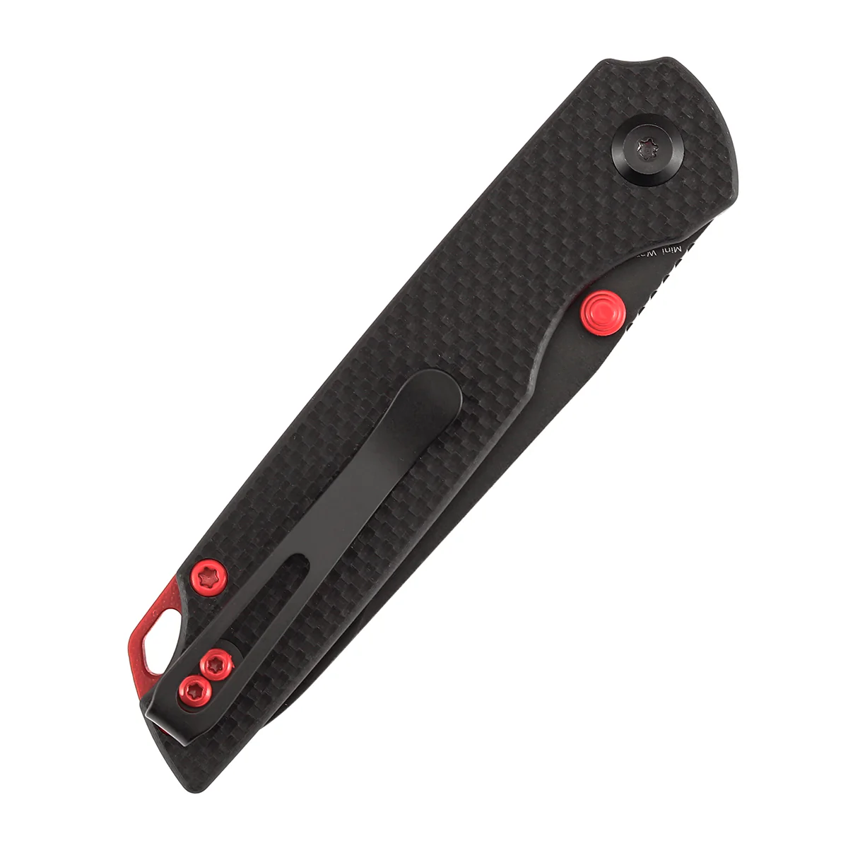 Tenable Mini Warrior Liner Lock Knife | 2.9" Blackwash Nitro-V Blade | Black G10 Handle | Kim Ning Design - B2005A1 - Image 9