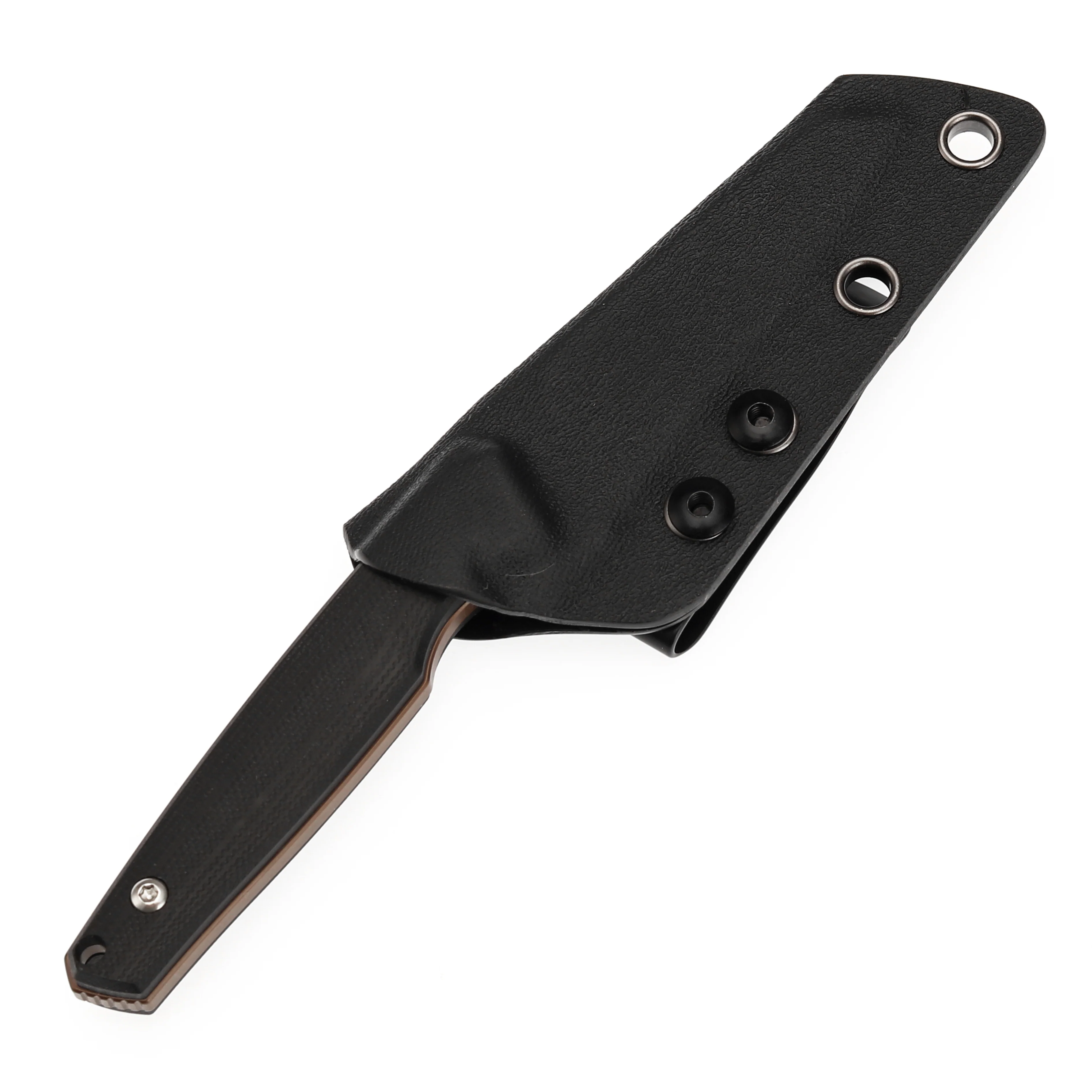 Tenable Parr Fixed Blade Knife | 2.87" Rose Gold Coated 14C28N Blade | Black G10 Handle| Jonathan Styles – G011B2 - Image 2