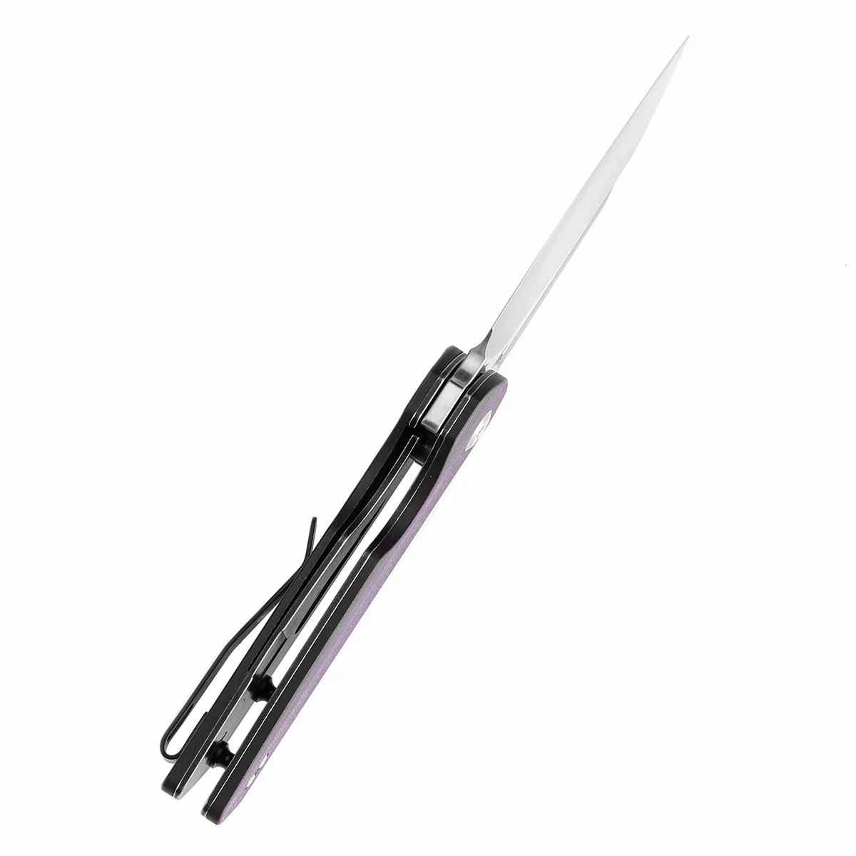 Tenable Rafe L Folding Knife Purple and Black G10 Handle (3.19" Satin 14C28N Blade) 4T5 Design--T1048A5 - Image 5